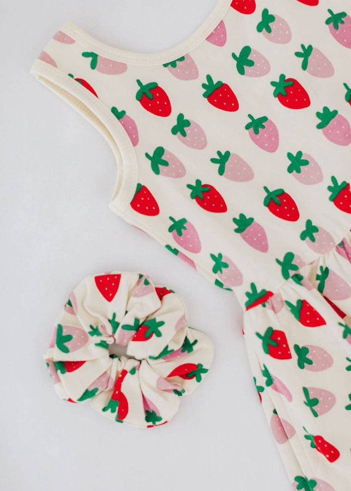 Good Apples Kids Sleeveless Twirl Dress - Strawberry Blush (Final Sale)