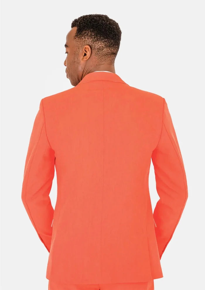 Hudson Orange Stretch Suit - SARTORO