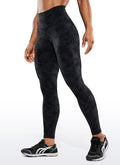 CRZ YOGA Women's Train High Rise Hugged Feel Compression Leggings 28'' Tie Dye Smoke Ink