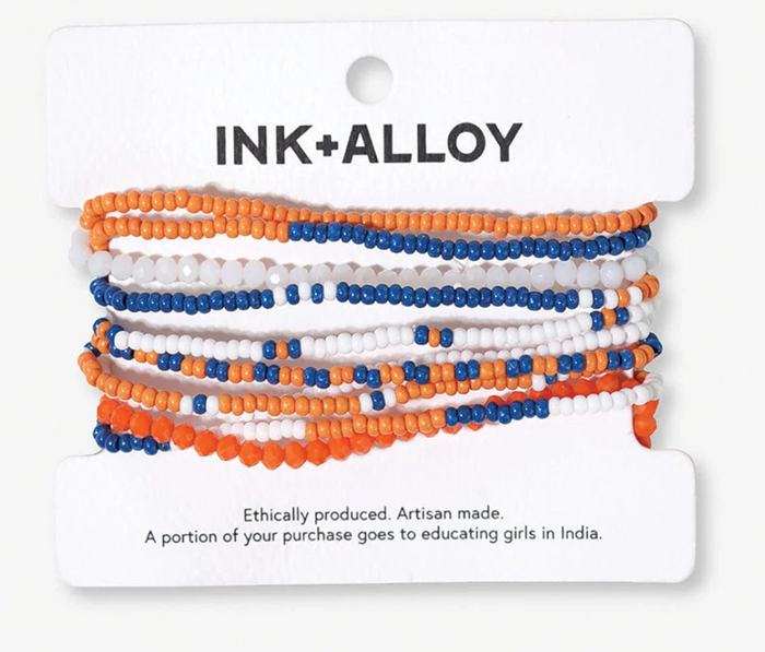 Color Block Blue Orange
