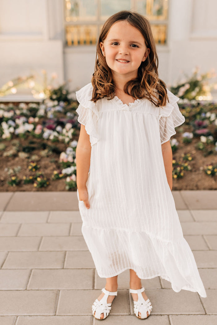 girl in white dress