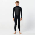Kid's Factor 3/2mm Steamer Back Zip - Black