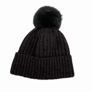 Possum and Merino.  KO2013 Fur Pom Pom Beanie - This Fur Pom Pom Beanie is made from a luxurious blend of possum fur and superfine New Zealand Merino wool.  So soft and warm you’ll never want to take it off.  Make a set with KO1018 Fur Pom Pom Scarf.  One size.  Made proudly in New Zealand from a premium blend of 40% possum fur, 50% merino lambswool & 10% mulberry silk.