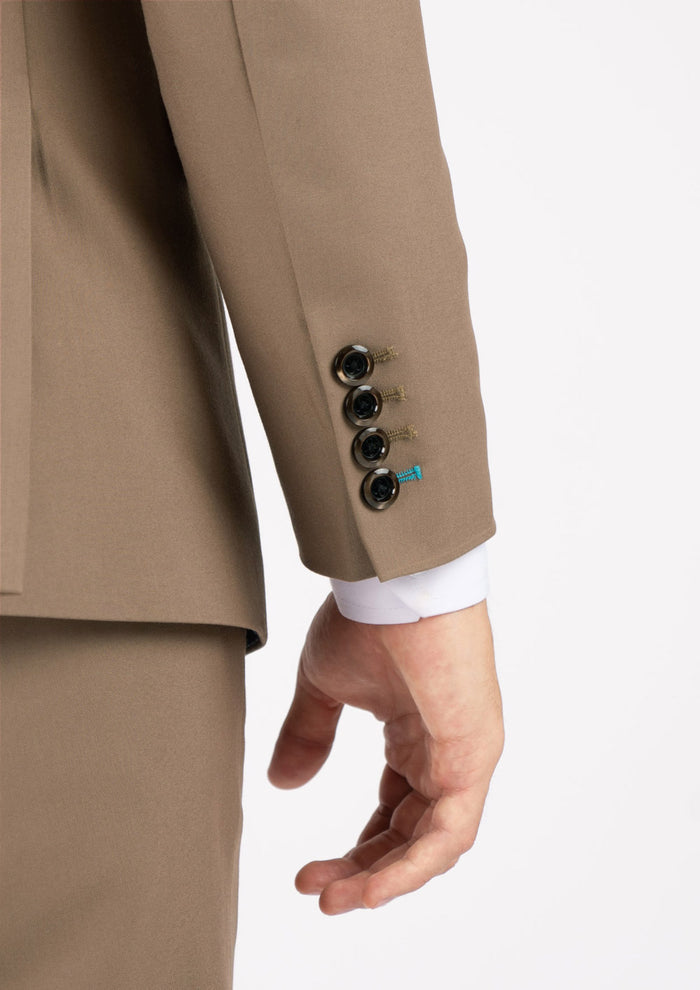 Light Brown Stretch Suit