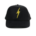 Local Beach Trucker Hat - Lightning Bolt (Black)