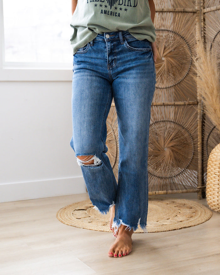Lovervet Lucy Distressed Dad Jeans Lovervet
