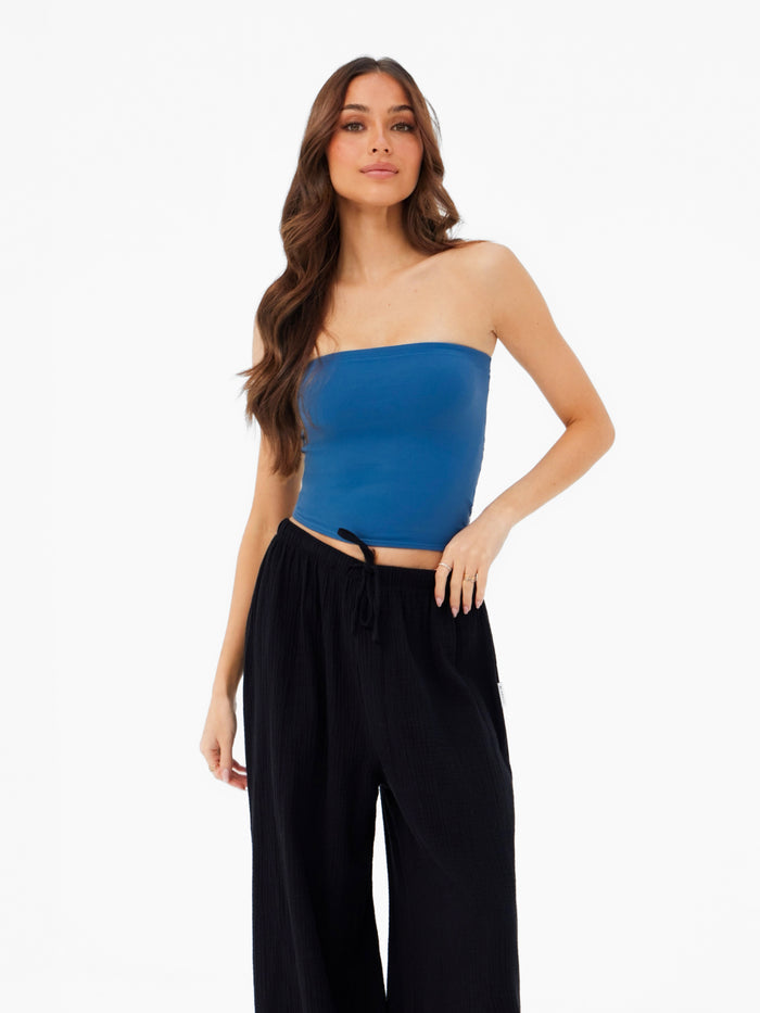 Lucia Bandeau Top - Dark Blue