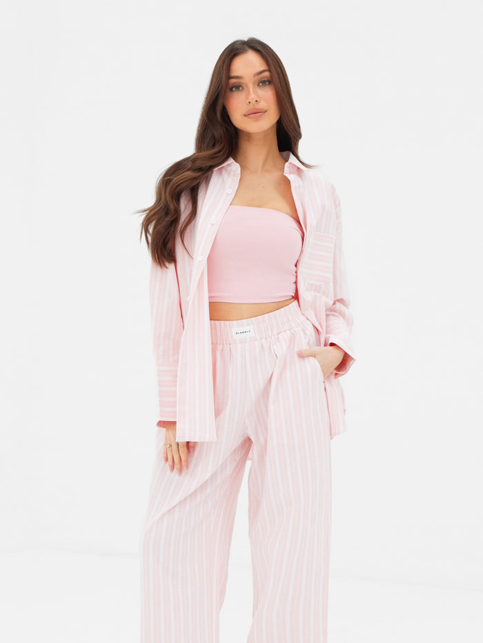 Lucia Bandeau Top - Pastel Pink