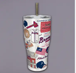 Magnolia Lane MLB Icon Metal Tumbler