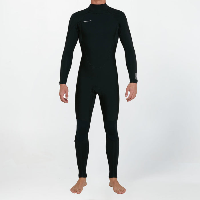 Men's Defender 4/3mm Steamer Back Zip - Black