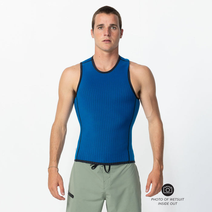 Men's HyperFreak TB3X Sleeveless 1.5mm Wetsuit Vest - Black