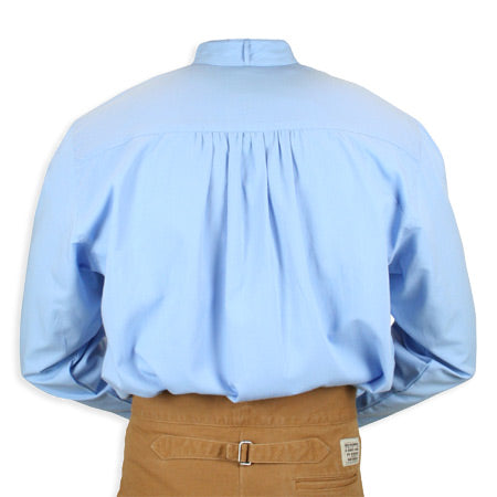 Morgan Pleated Dress Shirt - Blue