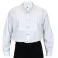 Morgan Pleated Dress Shirt - White