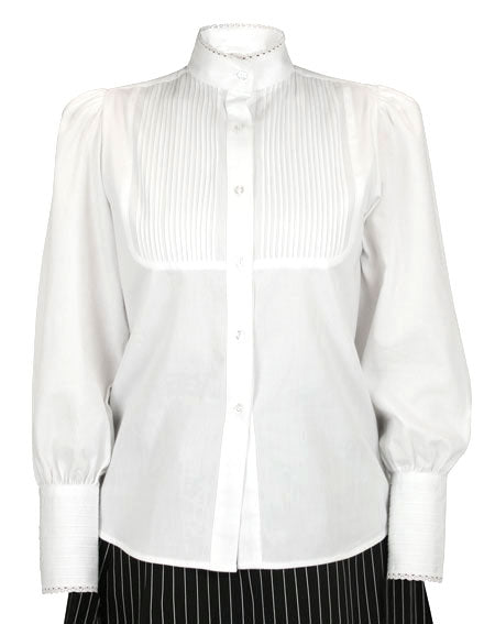 Muriel Pleated Blouse - White