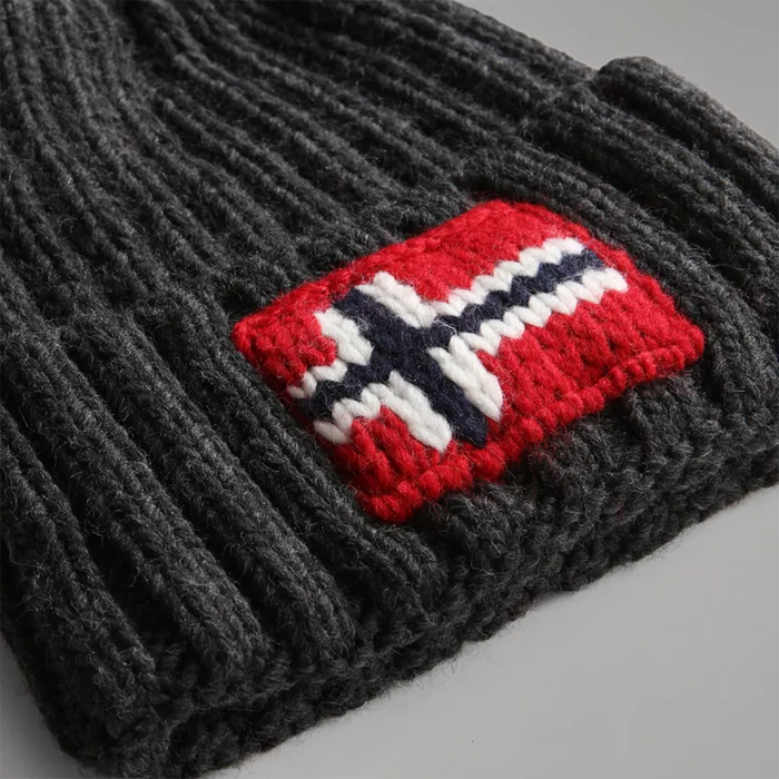 Napapijri - Semiury 5 Beanie in Dark Grey - Nigel Clare