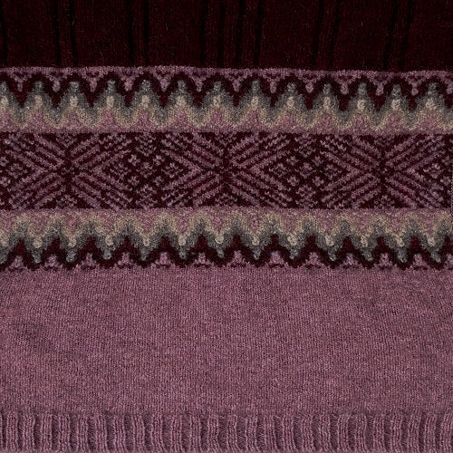Possum and Merino  NW3177 Norwdarn Sweater - Inspired by the Nordic look gracing the catwalks of Europe for this winter, Whole garment knitting at it's best with multi layered parachute structure and Snow Flake design.  Composition - 40% Possum Fur, 53% Merino, 7% Nylon