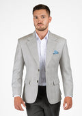 Ellis Off-White Prince Of Wales Jacket - SARTORO