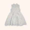 Petit Playa Organic Cotton Adaline Dress in Hydrangea print, breathable organic cotton clothing for babies and girls — image 2