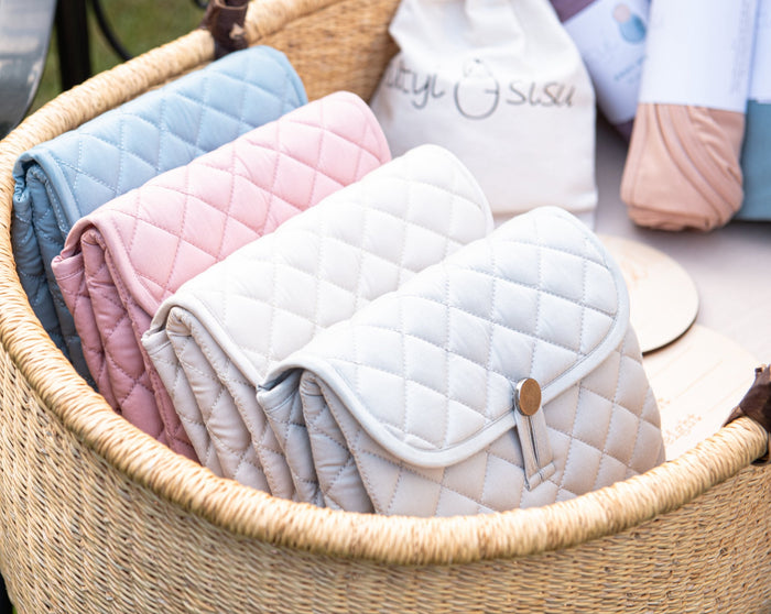 Organic Cotton Travel Change Mat Rose