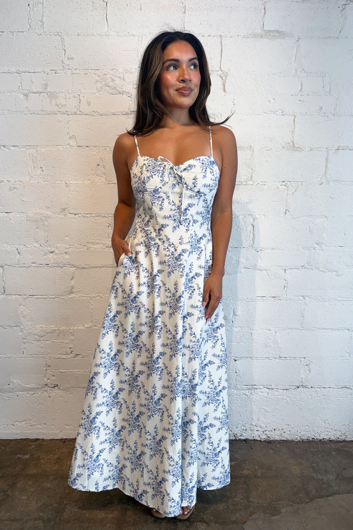 Palm Coast Midi Dress, adeline boutique, dallas boutique, boutique