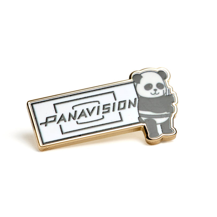 PANDA WITH MONITOR PIN BADGE