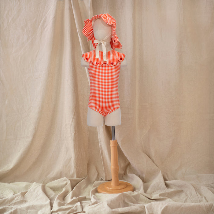 Petit Playa Petal Swimsuit in Lover print, sun-safe UPF50+ swimwear for babies and girls — image 2