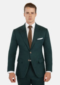 Hudson Phthalo Green Linen Suit - SARTORO