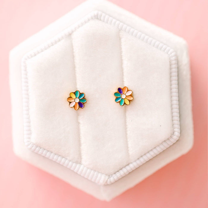 Pierced Co - Rainbow Tiny Daisies