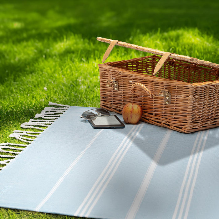 Giesswein Outdoor-Decke - ciel bleu 519