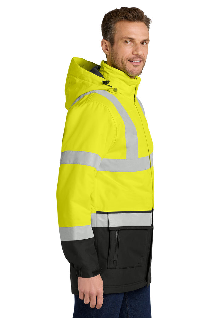 Port Authority® ANSI 107 Class 3 Safety Heavyweight Parka | J799S - The Lemon Print & Design Studio