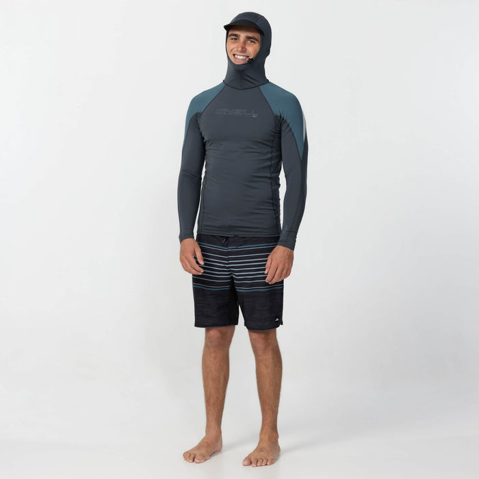 Premium Skins O'Zone Hooded Rash Vest - Graphite
