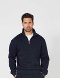 Pull Zippé Molletonné Chic & Sport
