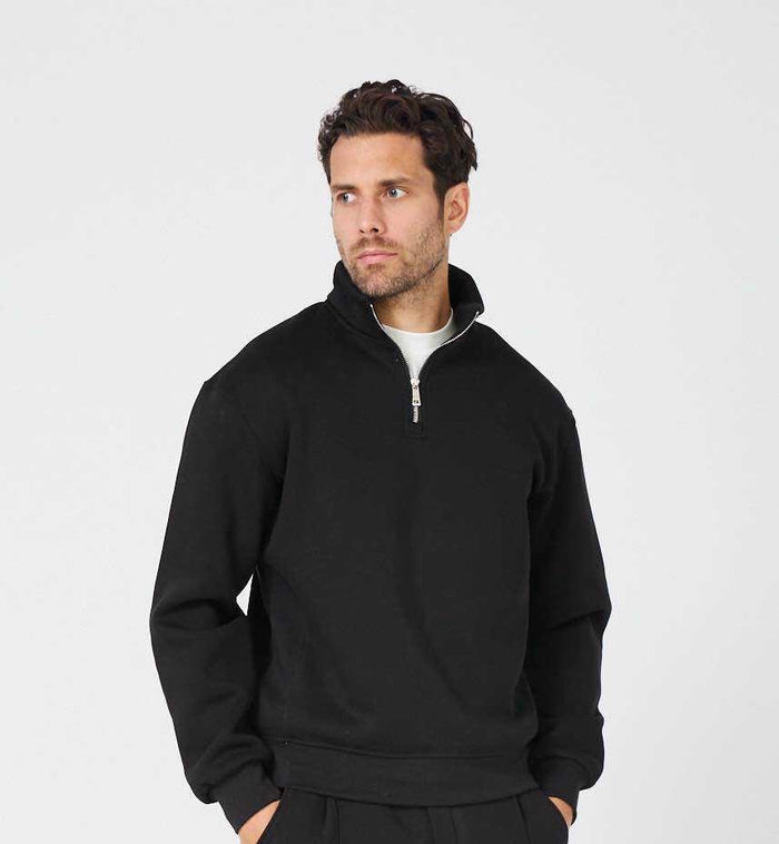 Pull Zippé Molletonné Chic & Sport