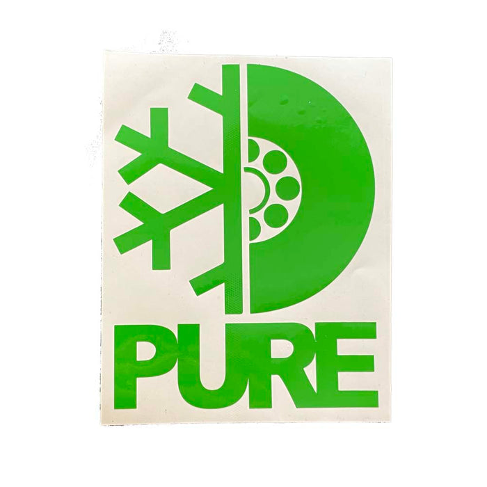Pure FW Stacked Die Cut Sticker - Pure Boardshop