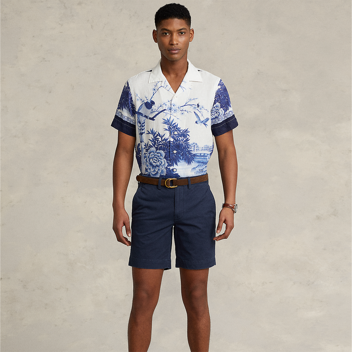 Ralph Lauren - Straight Fit Bedford Short in Navy - Nigel Clare