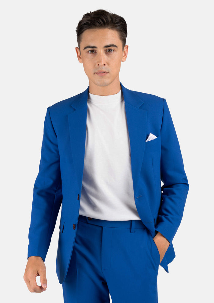 Royal Blue Stretch Suit