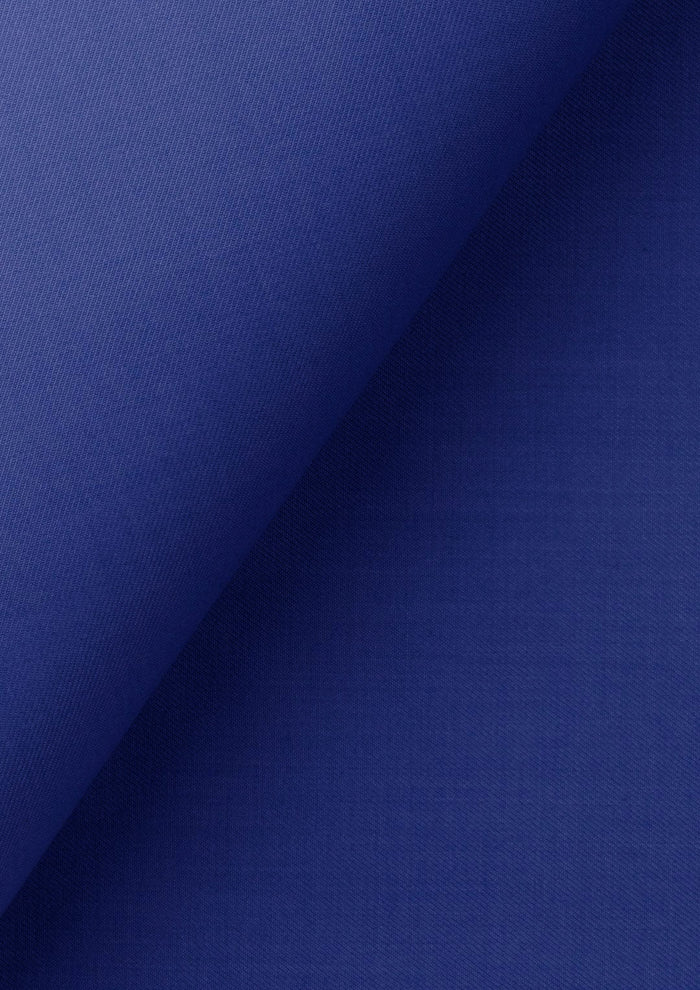 Royal Blue Twill Vest - SARTORO