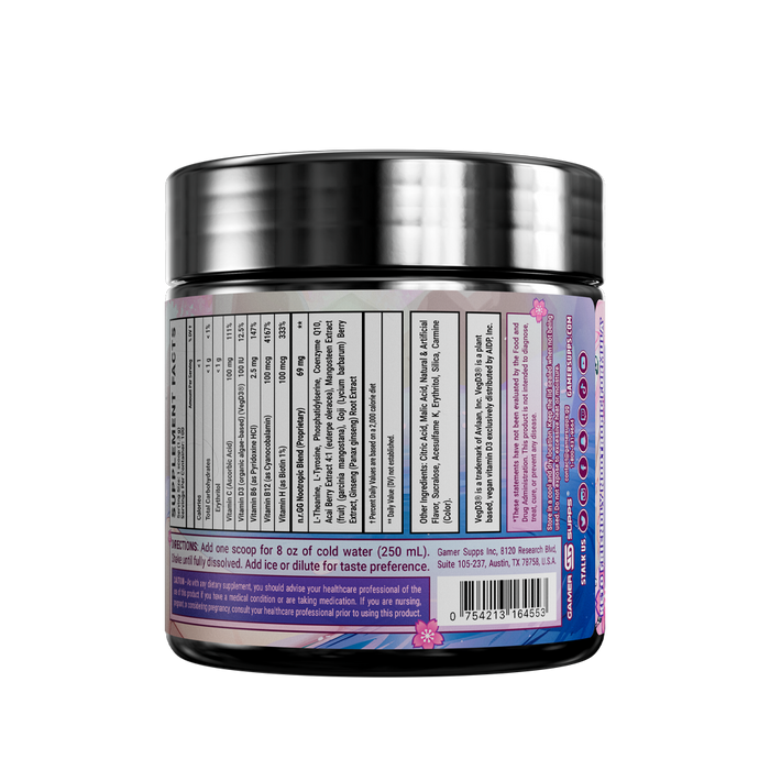 Sakura Splash GG by Silvervale Caffeine Free - 100 Servings - Gamer Supps