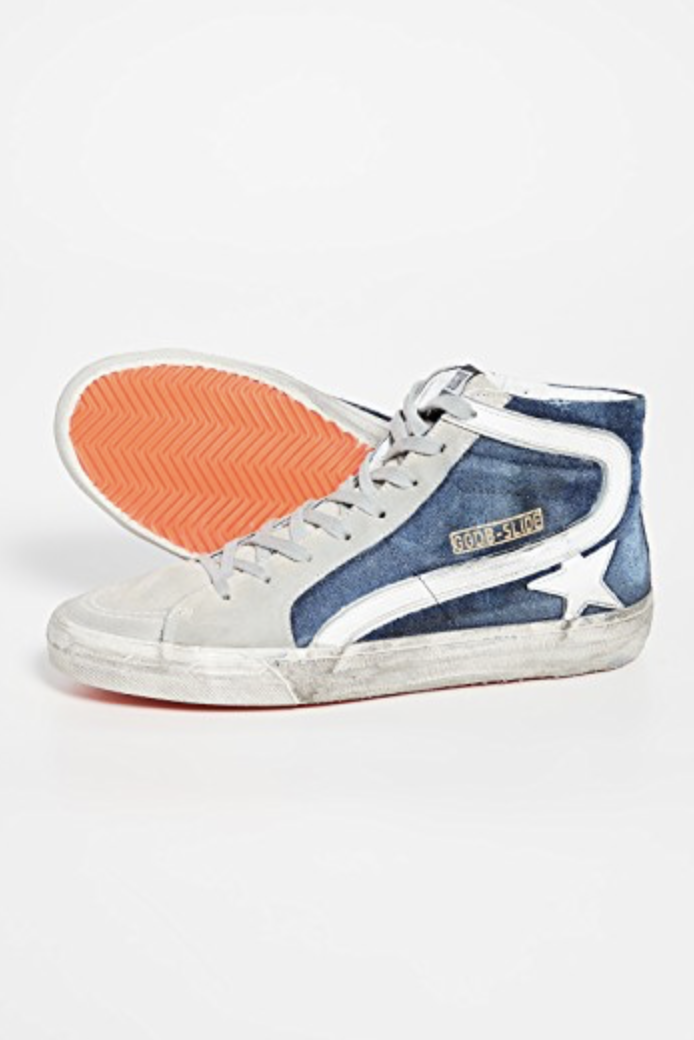 Slide - Blue Denim White Star - Pavilion