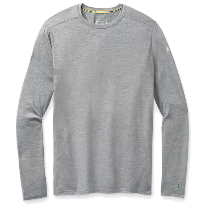 Smartwool Classic All Season Merino Base Layer Crew heather grey pure boardshop