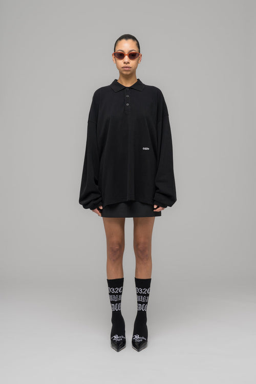"SPEED DEVIL" LS POLO SHIRT - 032c