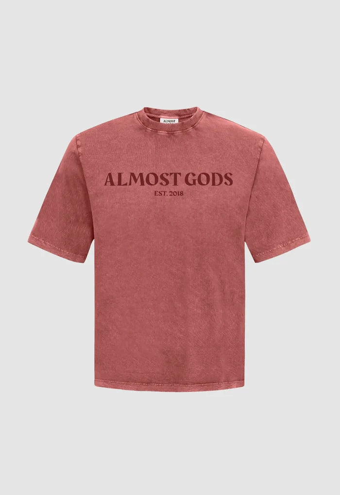 Stonewashed Logo Regular Tee