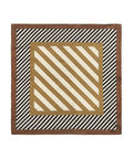 Striped Bandana in Black