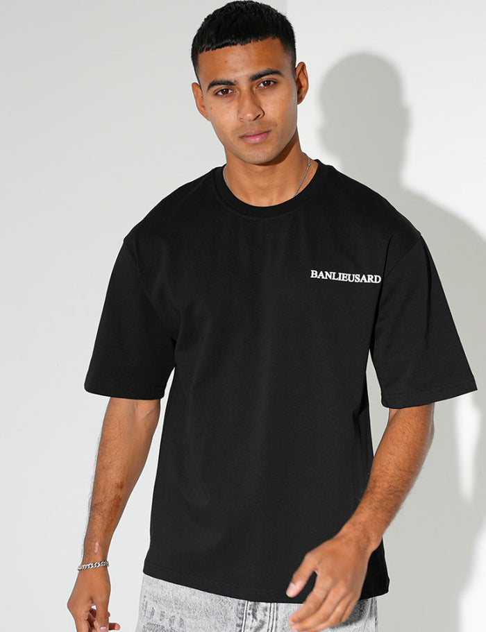 T-Shirt Oversize BANLIEUSARD Noir