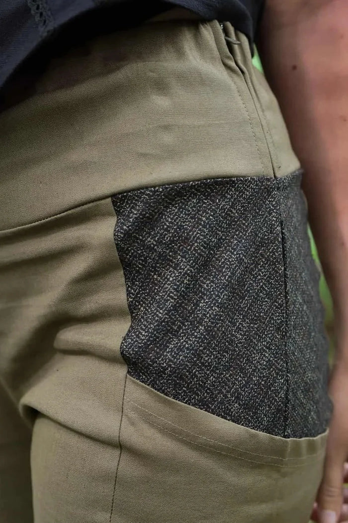 XS - 8 UK / Khaki Oak Tweed