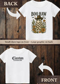 Tiny terror Tee- Boo Haw 🤠 ghost 👻 Claxton Creations GB