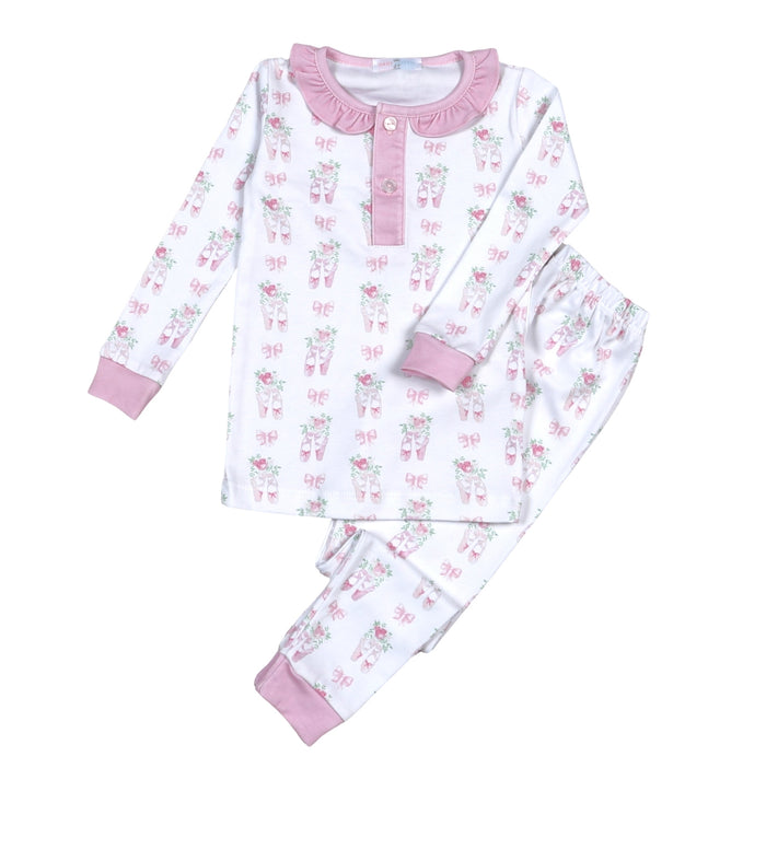 Twinkle Toes Pima Pant PJ Set