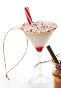 Two's Company Holiday Cheer Signature Cocktail Ornament