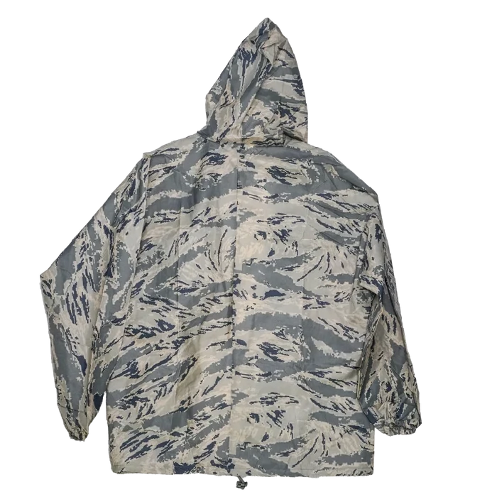 US Made ABU Camo Nylon Lightweight Rain Suit - XLarge - Army & Outdoors - Rain Jackets