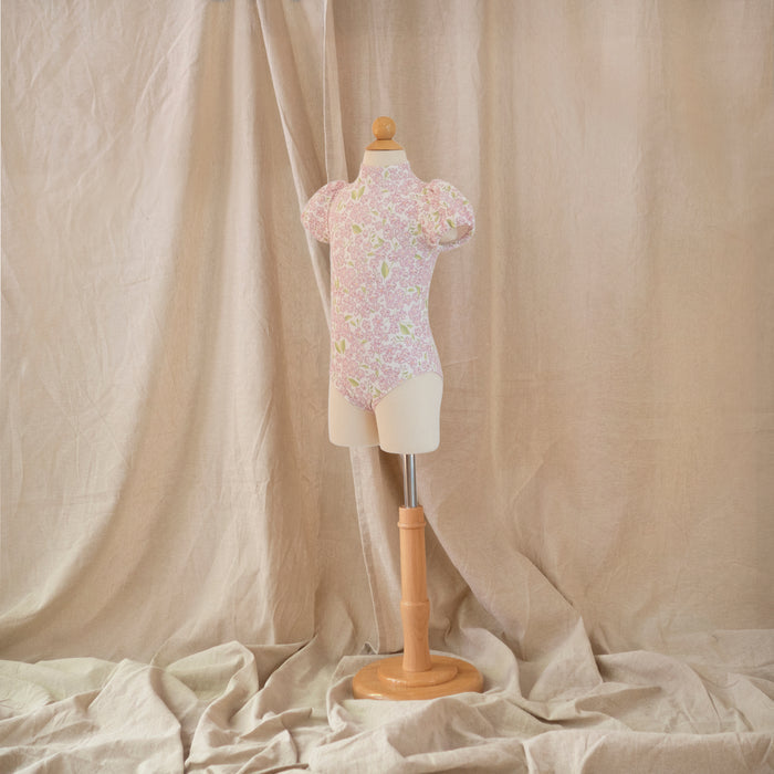 Petit Playa Valentina Swimsuit in Peony print, sun-safe UPF50+ swimwear for babies and girls — image 3